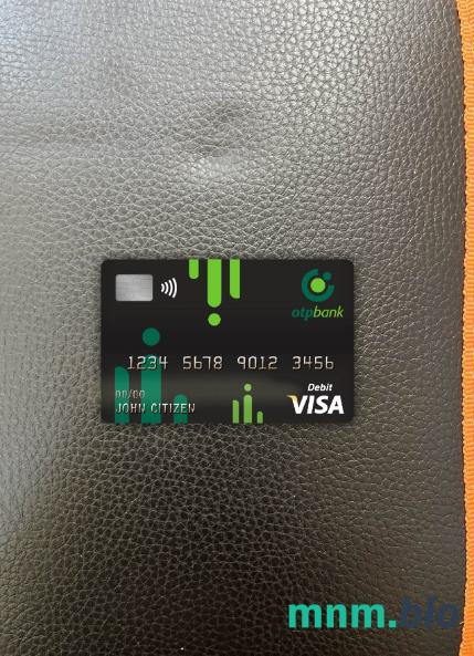 Croatia OTP bank visa obciążyć card wygląd fotograficzny skan PSD + zdjęcie